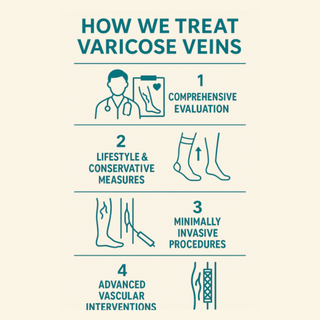 How we treat varicose veins
